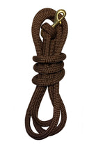 Brown Leadrope-leadrope-Free Riding Neckropes-FR Equestrian